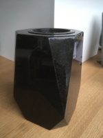 Vase granit 8 pans coupés