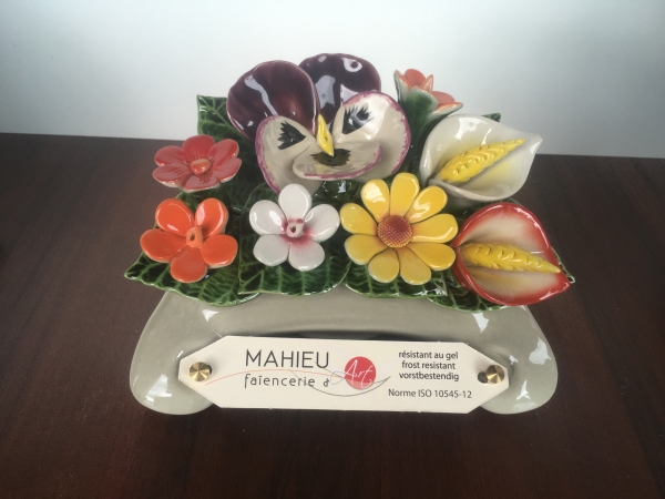 Croissant 17 cm faïence résiste au gel