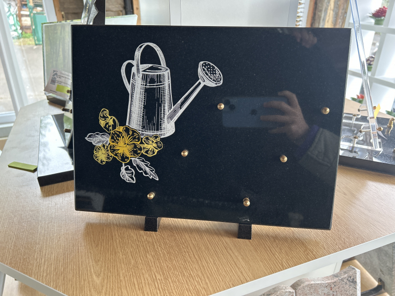 Plaque jardin