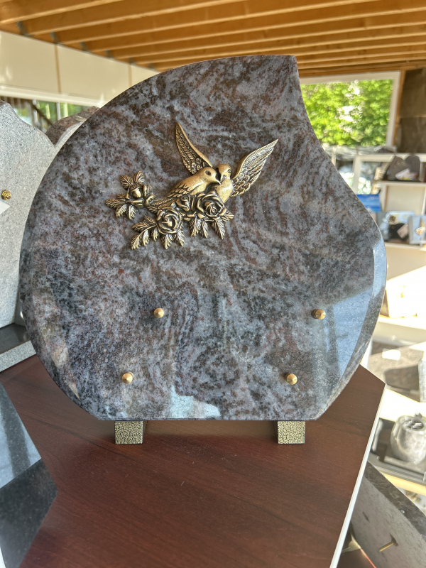 Plaque granit goutte d’eau