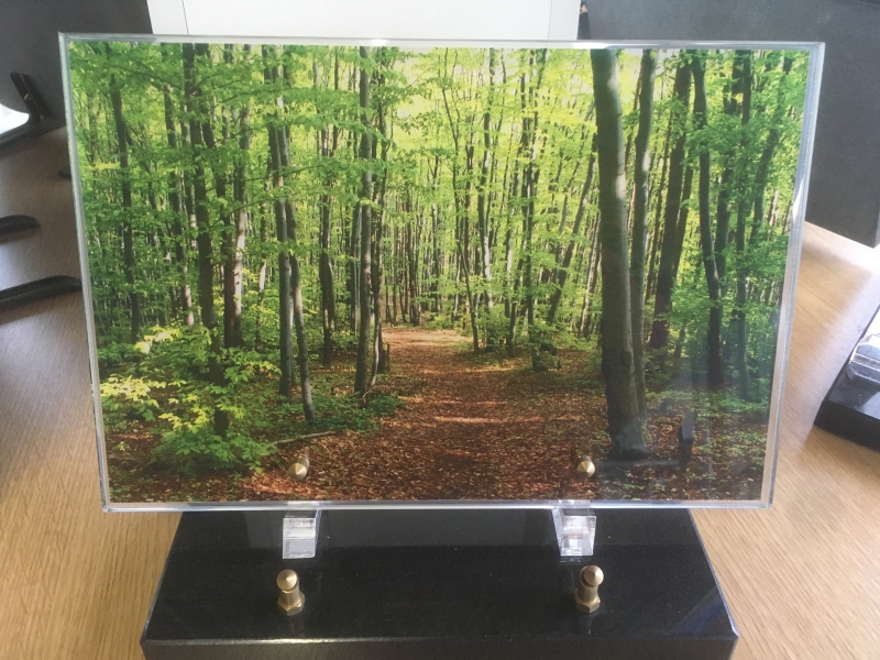 Plaque plexi nature