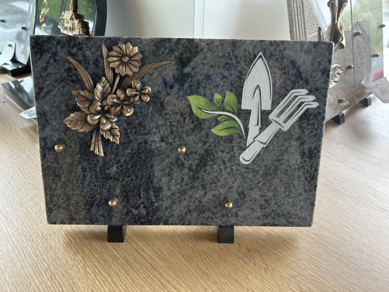 Plaque jardin 20x30